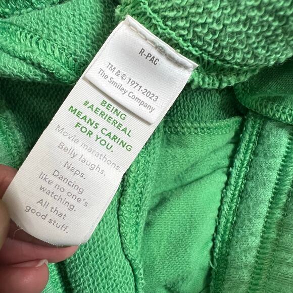 Aerie Chill Joggers SMALL Ski Resort Ice Cold Pants Patchwork Lounge Drawstring - Picture 5 of 9